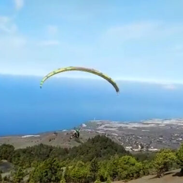 Tandem take off La Palma